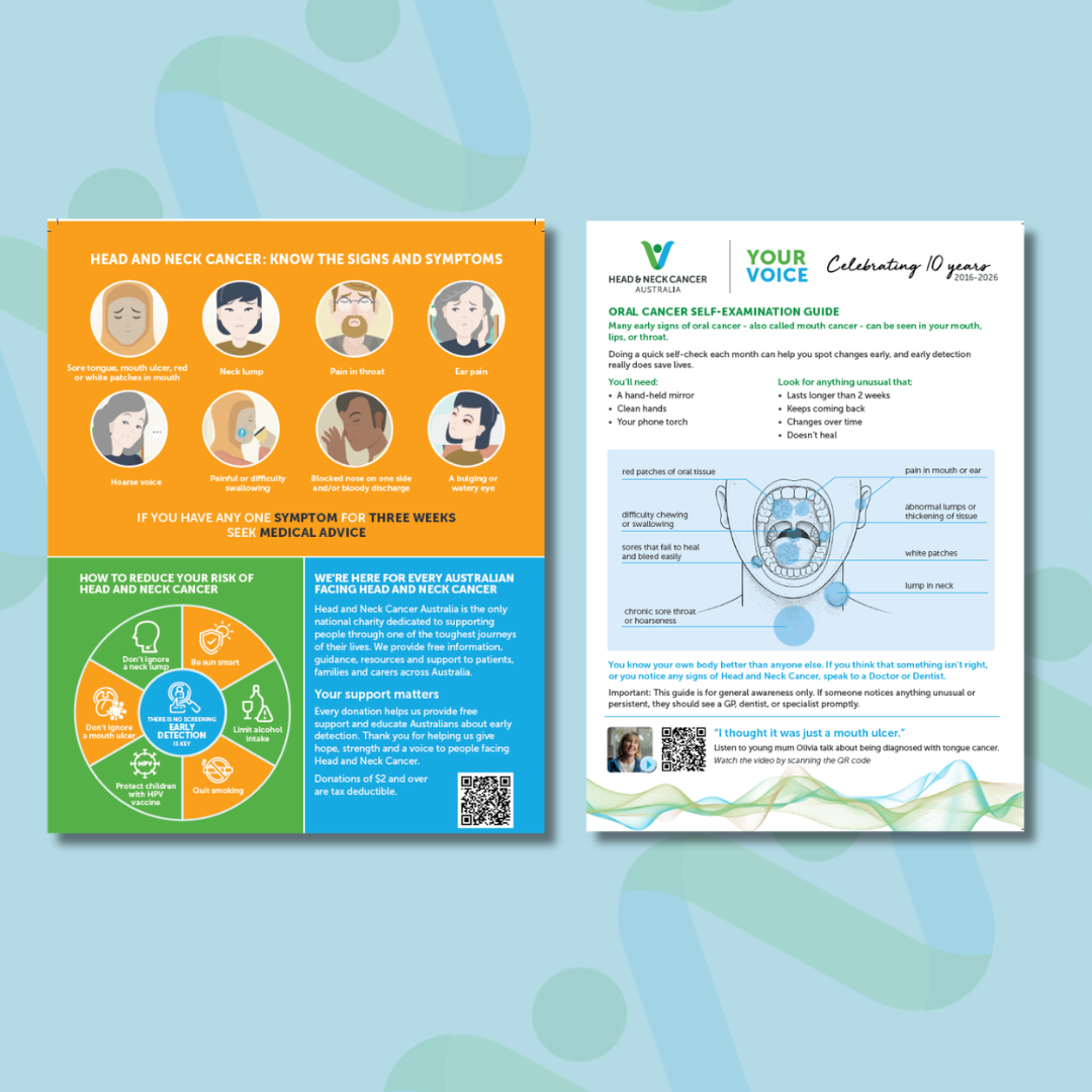 Oral Cancer Self Exam Flyer