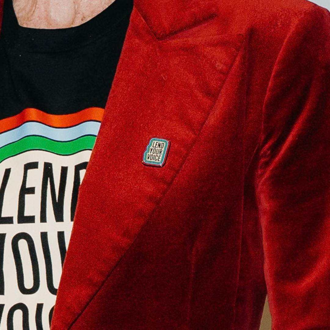 Lend Your Voice Enamel Pin - 5 Pack